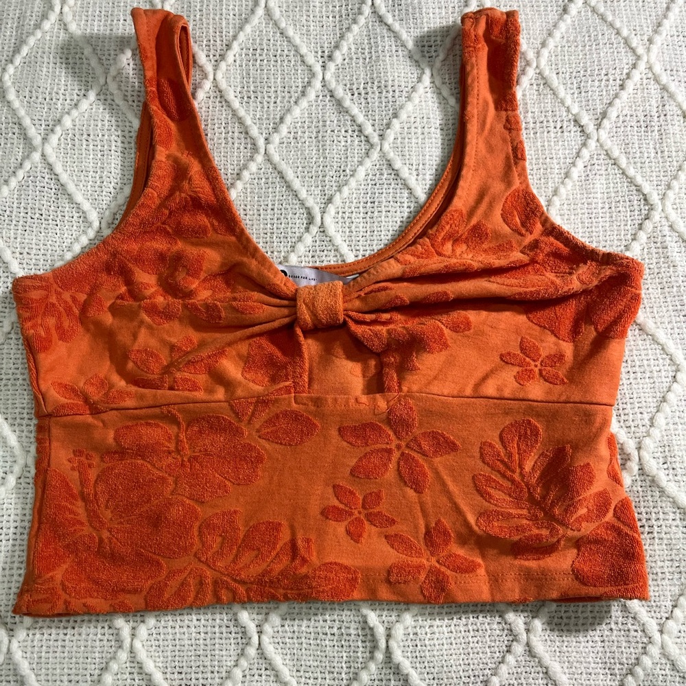 SO Orange Floral Bandeau